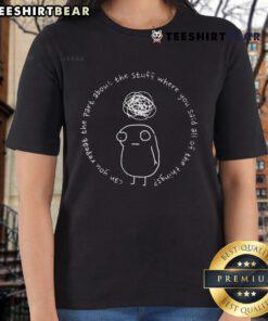 Funny overstimulated ladies tee featuring a humorous graphic design perfect for quirky casual wear.