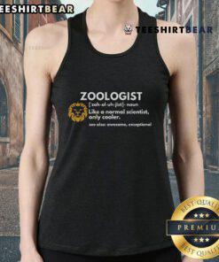 Alt Text: Funny zoologist definition design on a zoology science tank top, perfect for animal lovers and science enthusiasts.