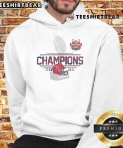Ole Miss Rebels helmet hoodie celebrating their 2025 Gator Bowl championship victory.