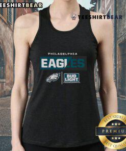 Good Bud Light Philadelphia Eagles team tank top featuring vibrant team colors and logo, perfect for game day wear.