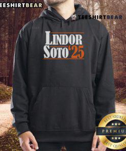 Good Lindor Soto 25 Fan Hoodie featuring vibrant design, perfect for baseball fans supporting their favorite player.