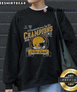 Good Nodame Bowl Champs 2025 Fighting Irish Sugar Sweatshirt featuring vibrant team colors and bold championship design.