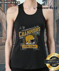 2025 Fighting Irish Sugar Tank Top featuring Good Nodame Bowl Champs design, perfect for sports fans and team supporters.