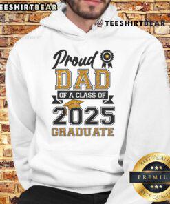 Good Proud Dad of a Class of 2025 Graduate Hoodie showcasing a proud father celebrating his child's graduation.