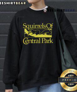 Cozy Good Squirrels of Central Park sweatshirt featuring playful squirrel design, perfect for wildlife lovers and park enthusiasts.