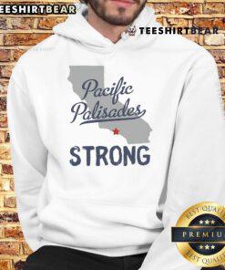 Good Support Pacific Palisades Strong Vintage Stay California Hoodie in casual wear, showcasing stylish design and comfort.