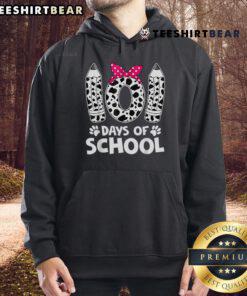 Child wearing a 'Happy 101 Days of School' hoodie, celebrating a fun milestone in their school year.