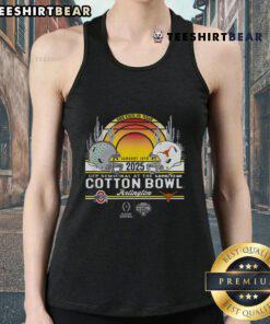 Hot CFP Cotton Bowl January 10th, 2025, tank top featuring football helmets for a stylish game day look.