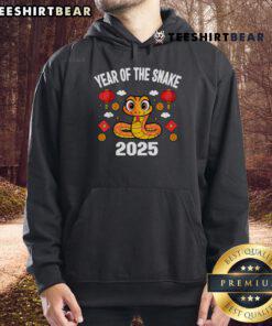 Stylish Hot Chinese New Year Year of the Snake 2025 hoodie featuring vibrant designs and festive colors.