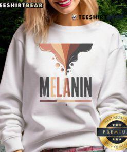Hot Gildan Melanin Black History Month Sweatshirt featuring vibrant design celebrating heritage and culture.