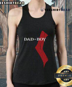 Hot God of Boy Dad video game Father's Day tank top featuring a fun gaming design for dads who love gaming.