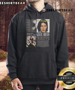 Alt Text: Hot Gracies Abrams album 'The Secrets Of Us' hoodie in stylish design, perfect for fans of Gracie Abrams.