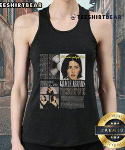 Hot Gracies Abrams album 'The Secrets of Us' tank top featuring vibrant design and artist branding.