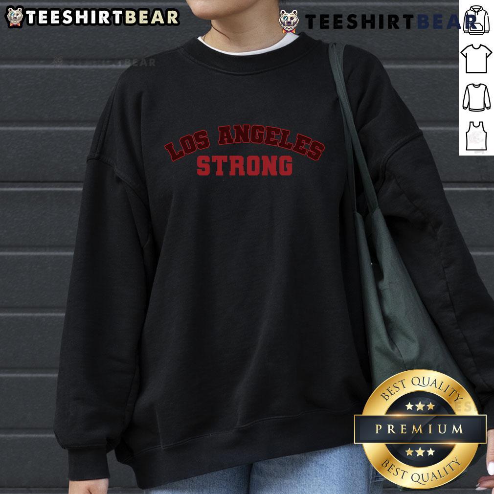 Hot Los Angeles California strong sweatshirt featuring a stylish design, perfect for casual wear and showcasing LA pride.