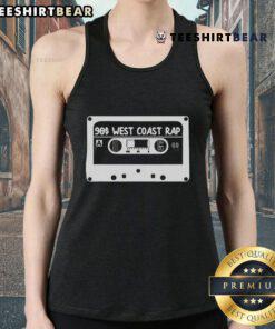 90s music West Coast hip hop cassette tank top featuring vibrant colors and retro design, perfect for nostalgic fans.