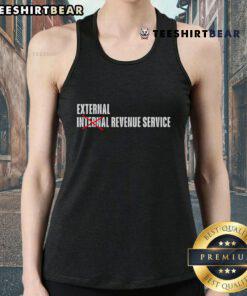 Stylish Nice External Revenue Service tank top featuring a bold logo, perfect for casual outings and summer wear.