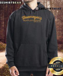 Alt Text: Nice Heemeyer Muffler Repair hoodie in Granby, CO, featuring a stylish design and logo for automotive enthusiasts.