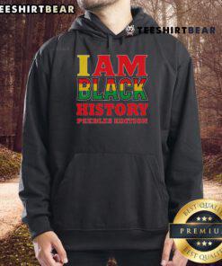 Nice I Am Black History Peebles Edition Hoodie showcasing vibrant design celebrating Black history and culture.