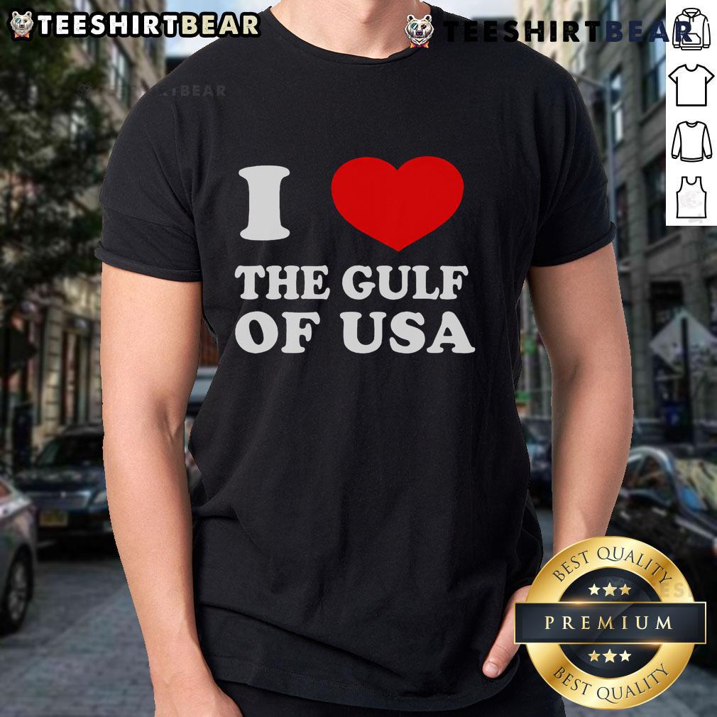 Nice I Love The Gulf Of USA T-Shirt featuring a vibrant design celebrating the beauty of the Gulf coast.