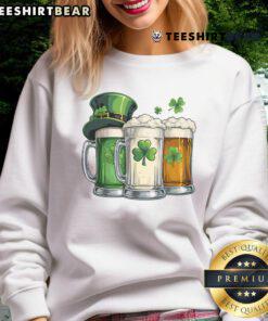 Cozy Nice Irish Beer sweatshirt featuring the Ireland flag design, perfect for celebrating Irish culture and beer enthusiasts.