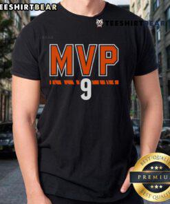 Alt Text: Joe Burrow Cincinnati Bengals NFL Football MVP T-Shirt showcasing a stylish design for fans of the star quarterback.