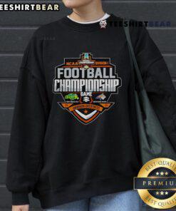 2025 NCAA Division I Football Championship sweatshirt featuring North Dakota State vs. Montana State design.