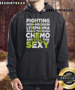 Stylish Non-Hodgkin Lymphoma awareness hoodie promoting chemo support and awareness in vibrant colors.