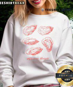 Cozy sweatshirt featuring 'Nice Oyster Afternoon Delight' design at Hotel Paradiso, perfect for stylish comfort.