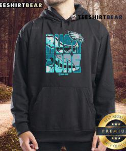 Nice Philadelphia Eagles NFL Rush Zone Football Hoodie in green, featuring team logo and stylish design for fans.
