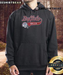 Stylish Nice Script Buffalo Bills Helmet Hoodie showcasing team pride and comfort for fans.