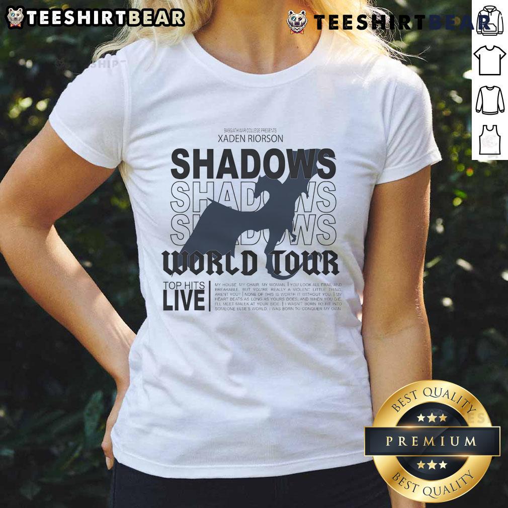 Nice Shadows World Fourth Wing World Ladies Tee featuring a stylish design perfect for casual wear.