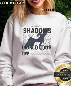 Cozy 'Nice Shadows World Fourth Wing World' sweatshirt showcasing a stylish design and vibrant colors.