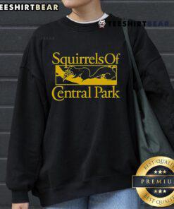 Cozy Nice Squirrels of Central Park 2025 sweatshirt featuring playful squirrel designs in a vibrant park setting.