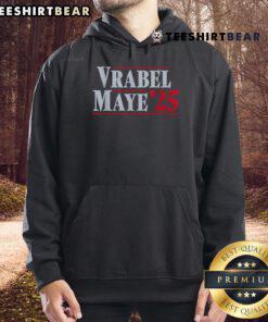 Nice Vrabel Maye 25 New England Gear Hoodie in navy blue, perfect for fans showing team spirit at games or casual outings.