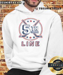 Official 5th Line Crest Long Hoodie featuring a stylish design and comfortable fit, perfect for casual wear.