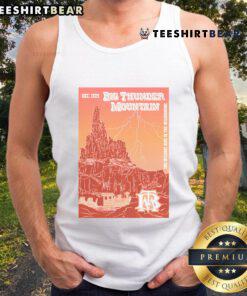 Official Big Thunder Mountain Poster Tank Top featuring vibrant graphics and iconic ride imagery for Disney fans.