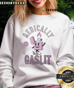 Official Double Cross Co Medically Gaslit Sweatshirt in stylish design, perfect for casual wear and statement fashion.