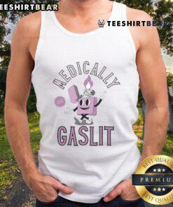 Official Double Cross Co. Medically Gaslit Tank Top featuring bold graphic design, perfect for casual and trendy outfits.