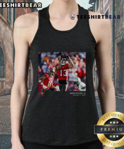 Official Evans Tampa Bay Buccaneers NFL Week 18 tank top featuring vibrant team colors and logo for fans.