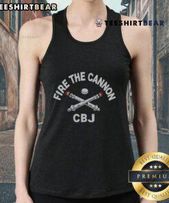 Official Fire The Cannon CBJ Tank Top featuring vibrant design and comfortable fit, perfect for fans and casual wear.