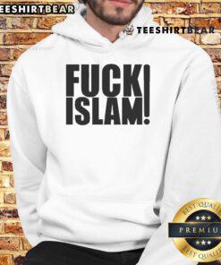 Official Fuck Islam Hoodie design featuring bold text and a modern style, perfect for making a statement.