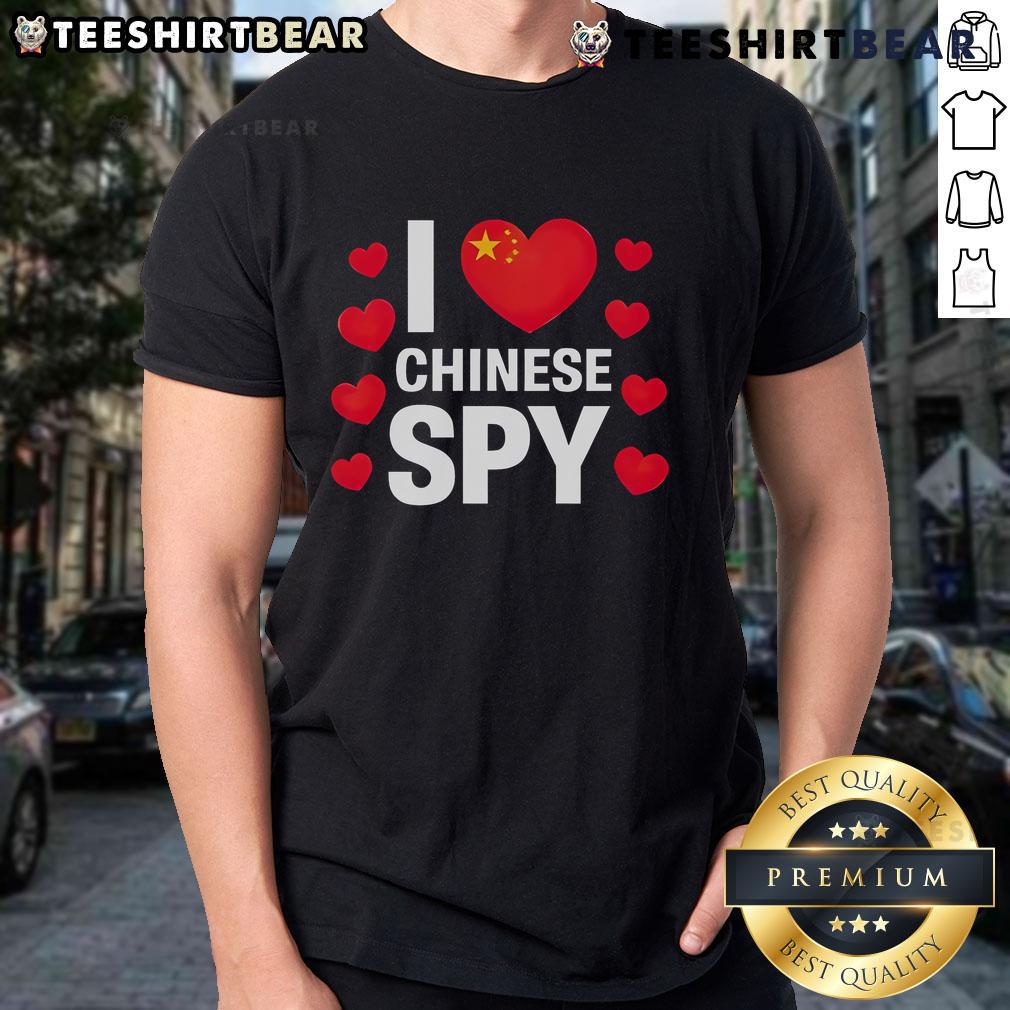 Official I Love Chinese Spy TikTok 2025 T-Shirt featuring bold graphics and trendy design for TikTok enthusiasts.