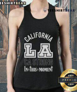 Official In This Moment CA Strong LA Tank Top featuring bold graphic design, perfect for fans of the band and casual wear.