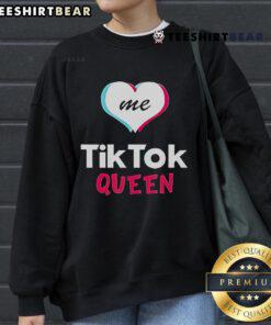 Official Love Me TikTok Queen Sweatshirt 2025 in vibrant colors, perfect for TikTok fans and stylish casual wear.