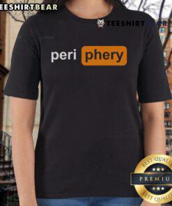 Official Periphery Peri Phery Ladies Tee featuring stylish design and soft fabric, perfect for fans of the band Periphery.
