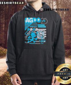 Official Pittsburgh Pennsylvania Awesome Games Done Quick AGDQ 2025 event hoodie featuring vibrant graphics and logo.