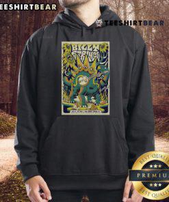Official poster for Billy Strings at Ball Arena, Denver, CO, Jan 24-26, 2025, featuring Conscious Alliance art and hoodie.