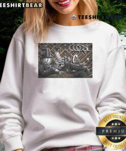 Official poster for Goose concert at Moody Center, Austin, TX, December 30-31, 2024, featuring sweatshirt design.