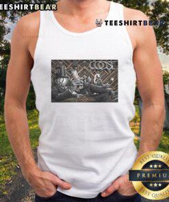Official poster for Goose concert at Moody Center in Austin, TX, December 30-31, 2024, featuring vibrant tank top design.