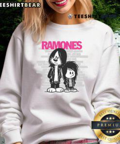 Official Ramones Rocket to Russia sweatshirt featuring iconic band logo and vintage design, perfect for punk rock fans.